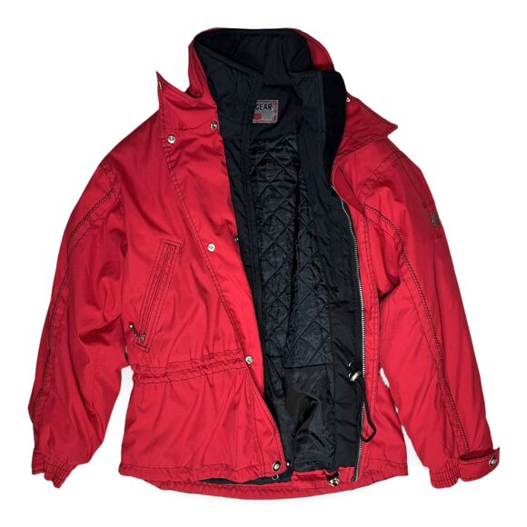 Boulder Gear Red Ski Jacket Women's Sz 10 ~ M 23 x 29" 3M Insulated Winter Coat - Picture 3 of 15